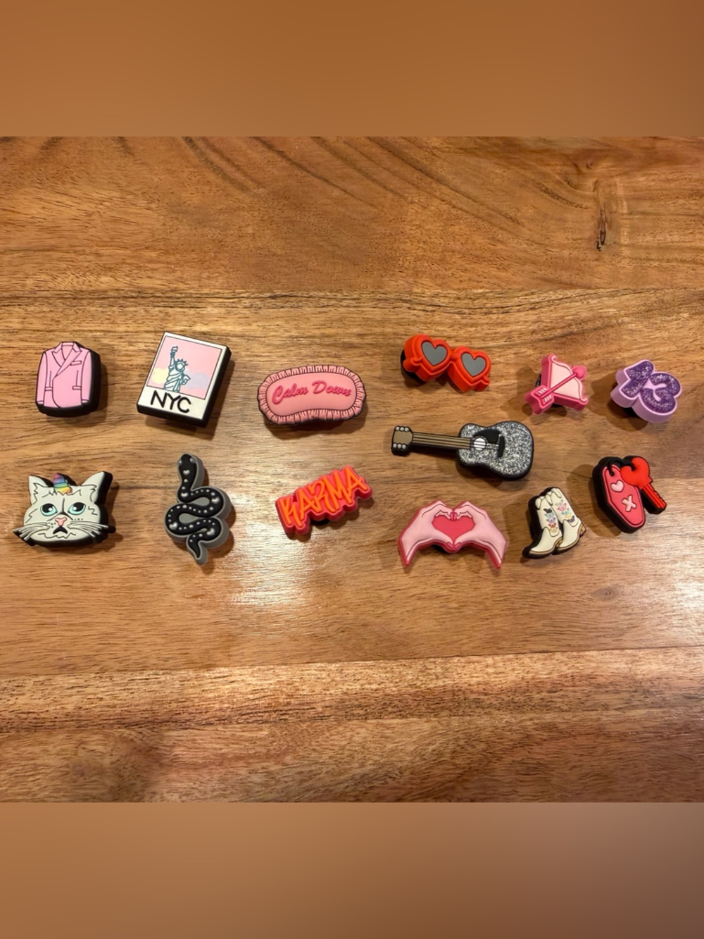 CROCS Taylor Swift inspired/ Swiftie Jibbitz Shoe Charms Set